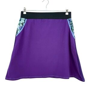Recreate Designs Made In Montana Patchwork Colorblock Cotton Midi Skirt Size M